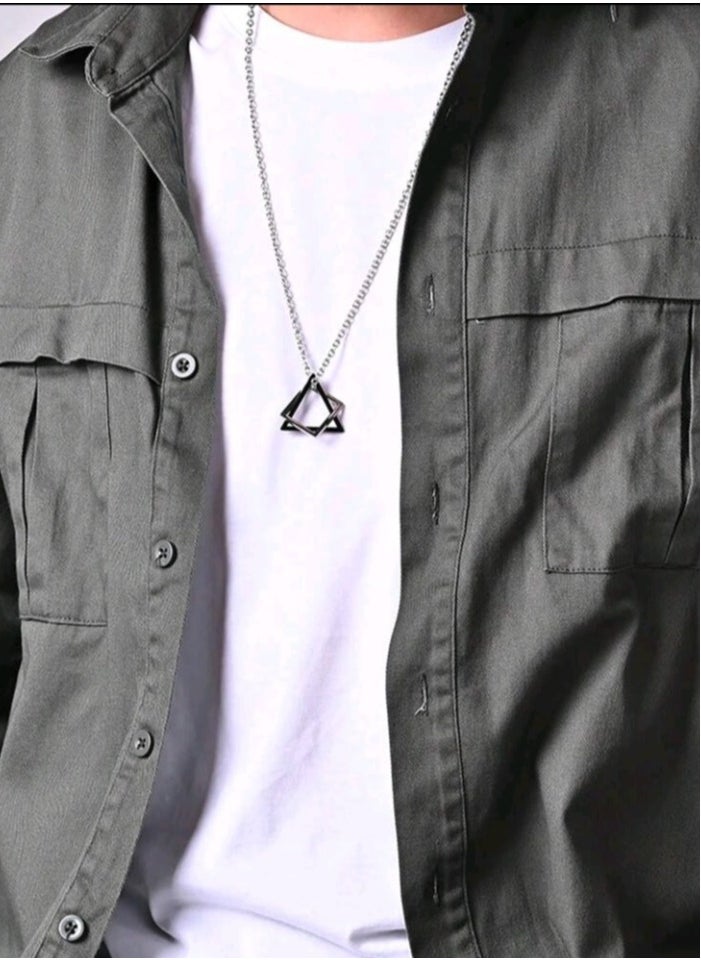 Dealspick - Elegant Fashionable Stainless Steel Necklace For Men - Image 1