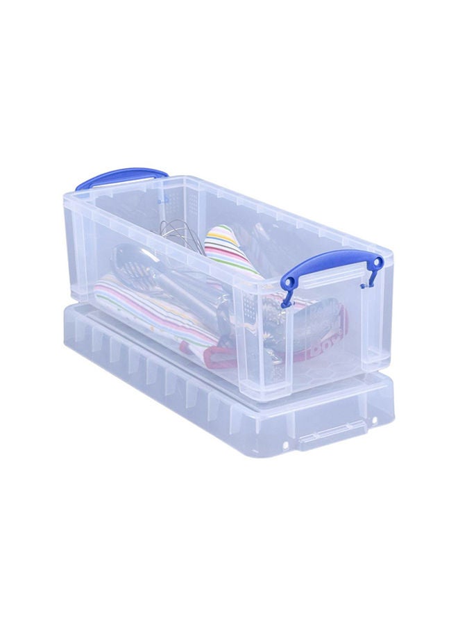 Really Useful Storage BoxClear: Transparent , Stackable storage,Utility box,  Space-saving storage, Multi-purpose container - 6.5 Litre