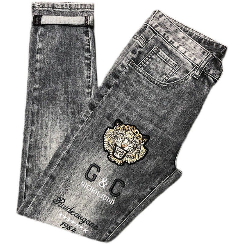 Unisex Classic Denim Jeans Loose Fit Daily Outdoor Wear - Image 4