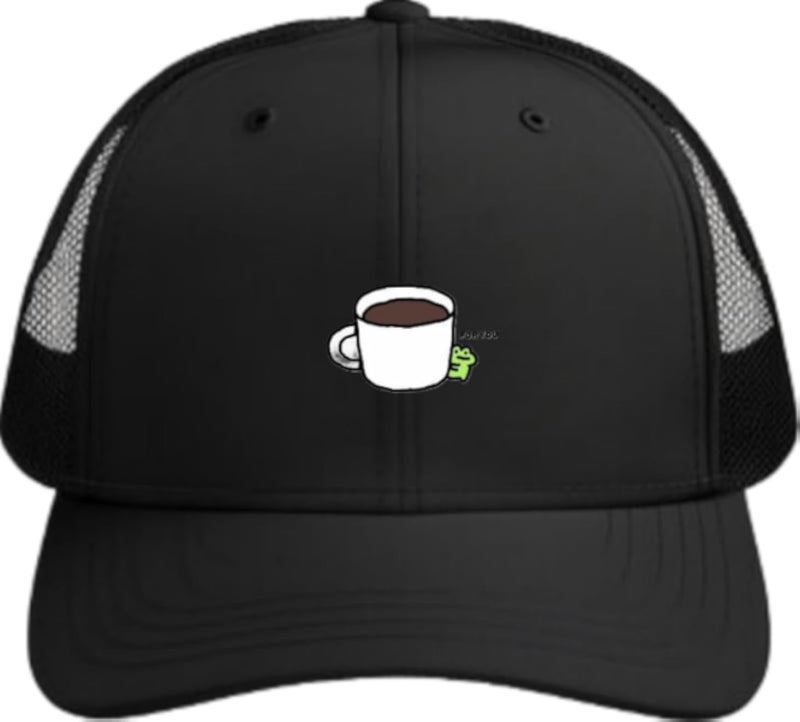 Frog Plain unisex baseball cap Black 8