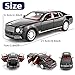 BDTCTK Compatible for 124 Scale Bentley Mulsanne Diecast Cars Models Pull Back Car Toys with 6 Open Doors Light and Sound Boys Toys Kids Adults GiftsBlack - Image 4