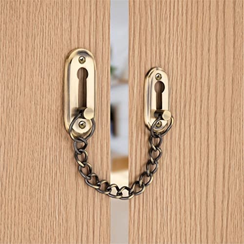 Sardar Brass DC-02 Door Chain for Door and Home Security|Door Chain Lock/Guard/Security Latch (Antique) - Image 1