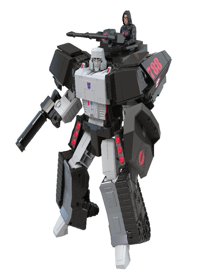TRANSFORMERS Transformers Generations Collaborative: G.I. Joe Mash-Up, Megatron H.I.S.S. Tank with Cobra Baroness Figure, Ages 8 and Up  - Image 4
