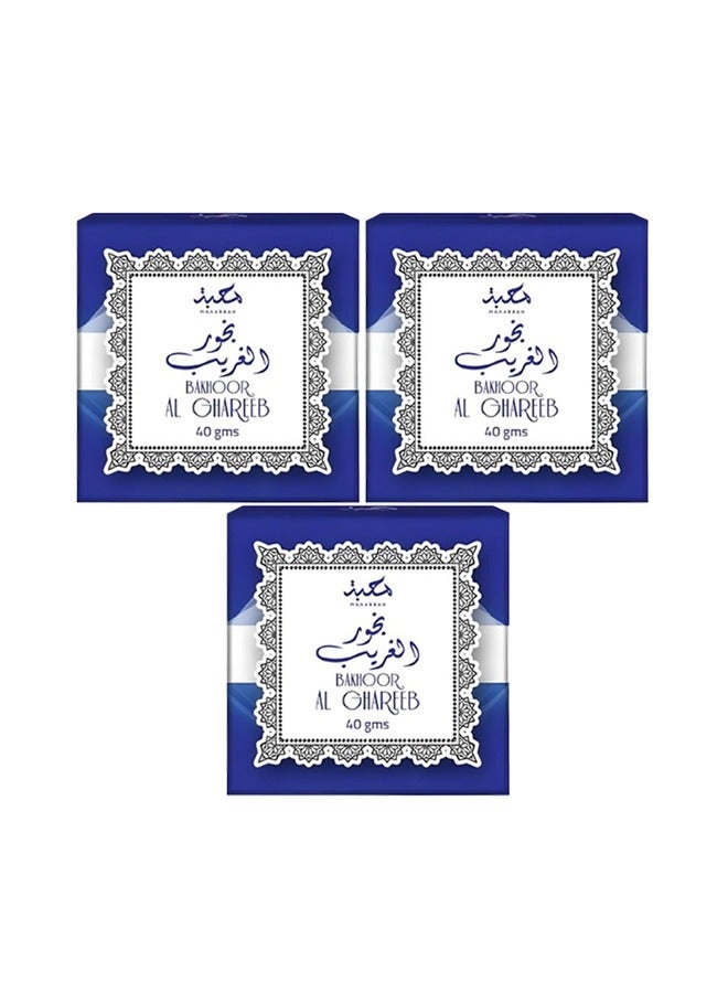 محبة 3 قطع بخور الغريب 40 جرام - Image 1