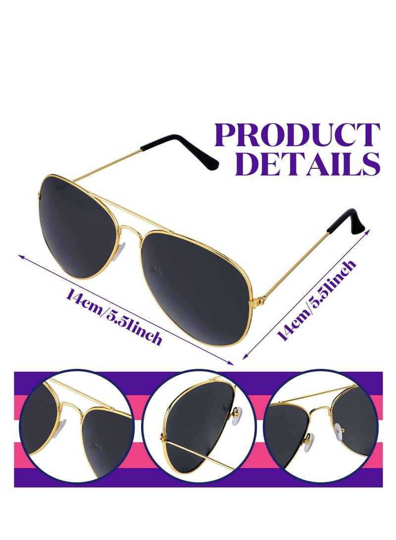 7 Pcs Women's Flight Attendant Costume Accessories, Stylish Stewardess Outfits Flight Attendant Hat Sunglasses Scarf Gloves, Ideal for Makeup Party, Drama Performance, Birthday Party  - Image 5