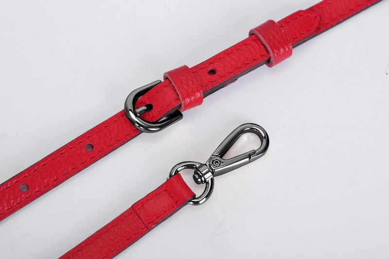 Live Up Full Grain Purse Strap Genuine Leather Replacement for Cross Body Bag Handbags - Image 5