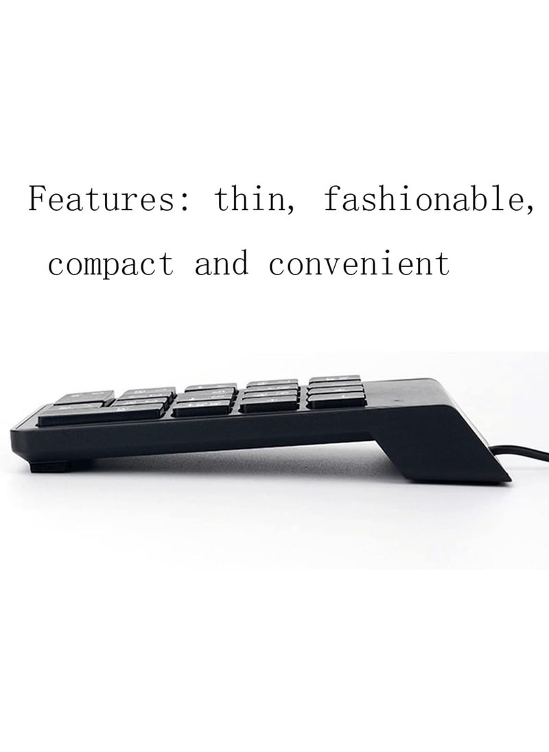 Rock Pow - Numeric Keyboard, Mini Numeric Keyboard, USB Numeric Keyboard, Suitable For Laptop Desktop Laptop Tax Number Calculation Office Business Trip. - Image 1