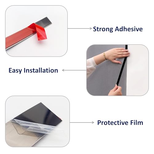 RAB Strip Metal, Self Adhesive Peel and Stick Wall Flat Trim Metalized PVD Coated Gold Mirror Finish, Size- 25mm, Pack of 5 Meter Roll. - Image 5