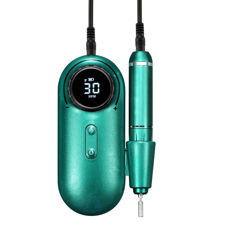 Portable Nail Drill Machine 30000 RPM Rotation Rate Adjustable Electric Nail Manicure Tool - Image 1