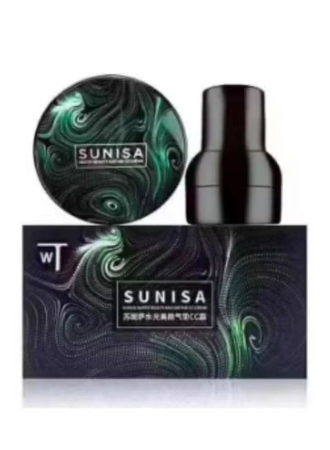 SUNISA Air Cushion Bb Cream Isolation Bb Nude Concealer Waterproof Matte Liquid Foundation For All Skin Types Cc Cream Full Coverage Concealer Cream 20G 1 Count - Image 1