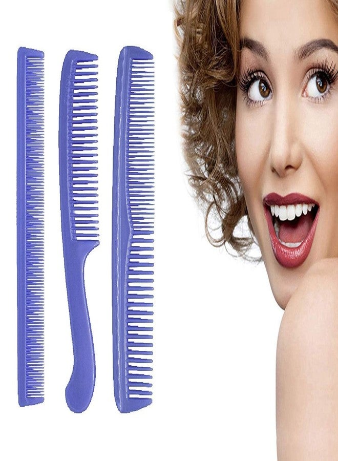 FASHRAMP 5-Piece Hair Comb Set for Normal Hair - Plastic Bristle, ABS Handle - Multi-functional Finishing Combs Set For Women And Men Use - Image 4