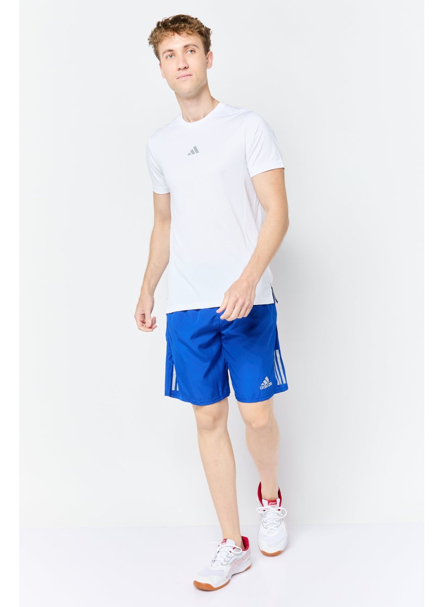 Adidas Men Sportswear Fit 9 Inseam Training Shorts, Dark Sky Blue  - Image 2