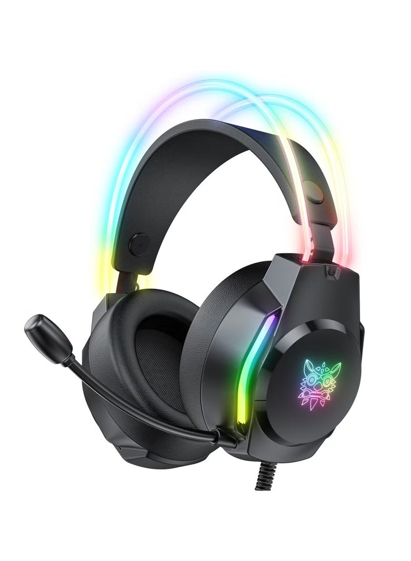 Onikuma X26 Wired Gaming Headset – Multi-Platform Compatibility for PC, PS4, PS5, Xbox, Switch, Mac & Mobile - Image 2