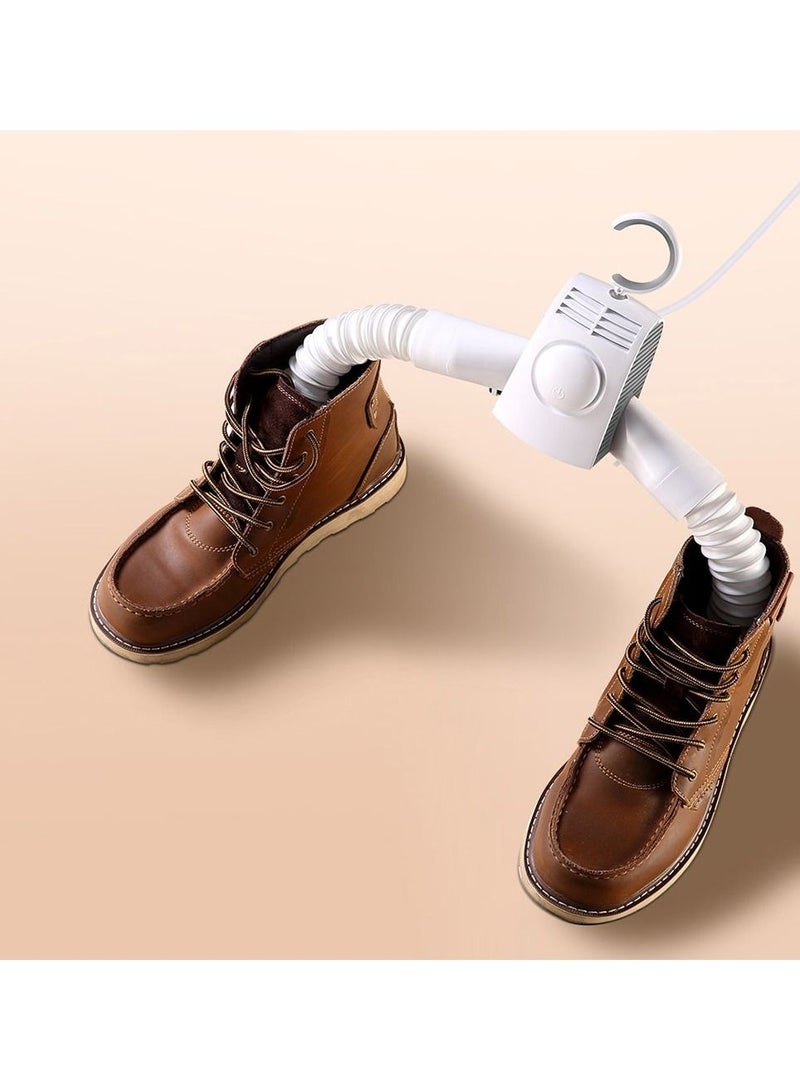 Portable Clothes Dryer Electric Clothes and Shoe Drying Hanger Foldable Clothes Dryer with Cold Hot Drying and Timer Dryer Rack Machine US Plug for Socks Bras Lingerie Clothes Sturdy  - Image 2