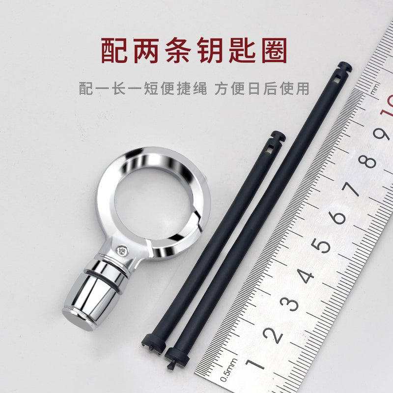 New Car Key Chain Simple Business Car Men'S Key Chain Standard Double Leather Rope Suitable For All Kinds Of Car Models Buckle - Image 3