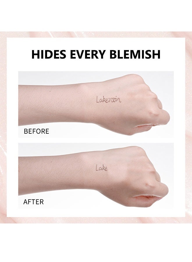 lakerain Full Match Glow Foundation, Enhance Foundation Natural Glow, Professional Coverage for a Flawless Look ,#01 Fair （40ml ） - Image 5