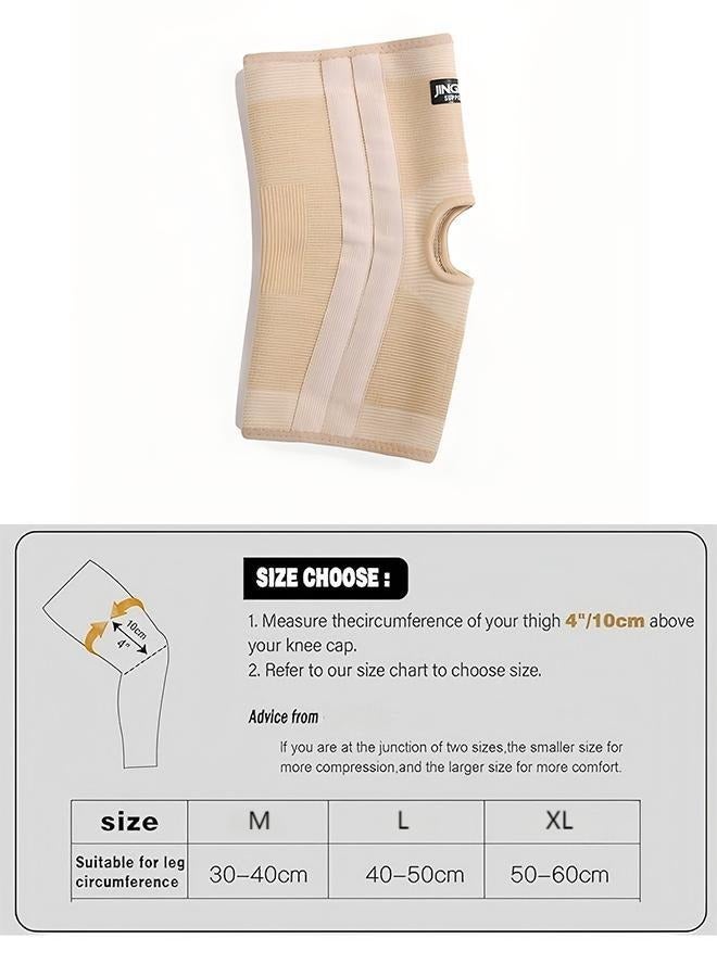 جينجبا سابورت وسادات الركبة الرياضية من JINGBA، تدعم الزنبرك في الهواء الطلق، معدات الحماية، تسلق الجبال، كرة السلة، كرة القدم، الجري، اللياقة البدنية، مناسبة للرجال والنساء، وسادات الركبة الضاغطة، تدعم تخفيف الألم، التعافي السريع، تمزق الغضروف المفصلي، الرباط الصليبي الأمامي، الرباط الجانبي الإنسي، التهاب المفاصل، الجري، الحماية الرياضية - Image 5
