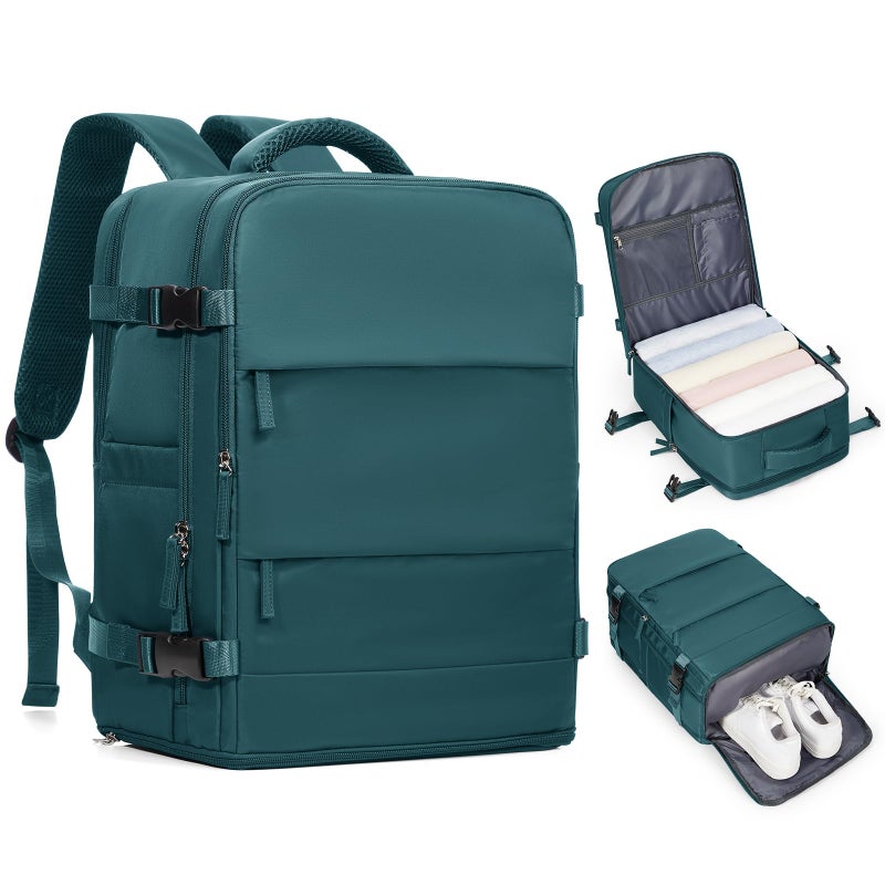 coofay Travel Backpack Carry on Flight Approved Mochila De Viaje Carry on Backpack for Airplanes Spirit Airlines Personal Item Bag 18x14x8 Inches Travel Bag Traveling Backpack for Women Men - Image 1