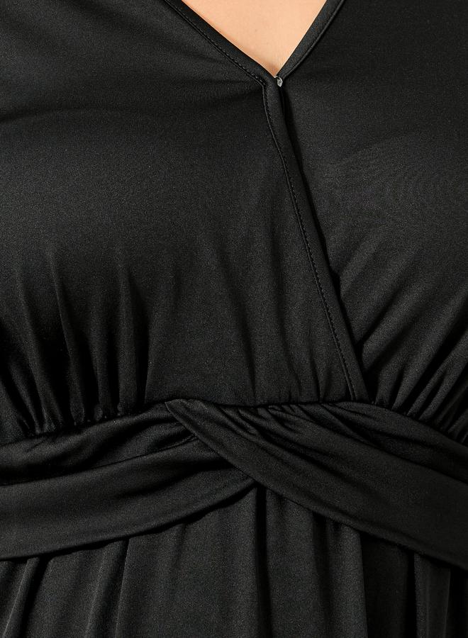 Styli Twist Front Midi Dress - Image 4