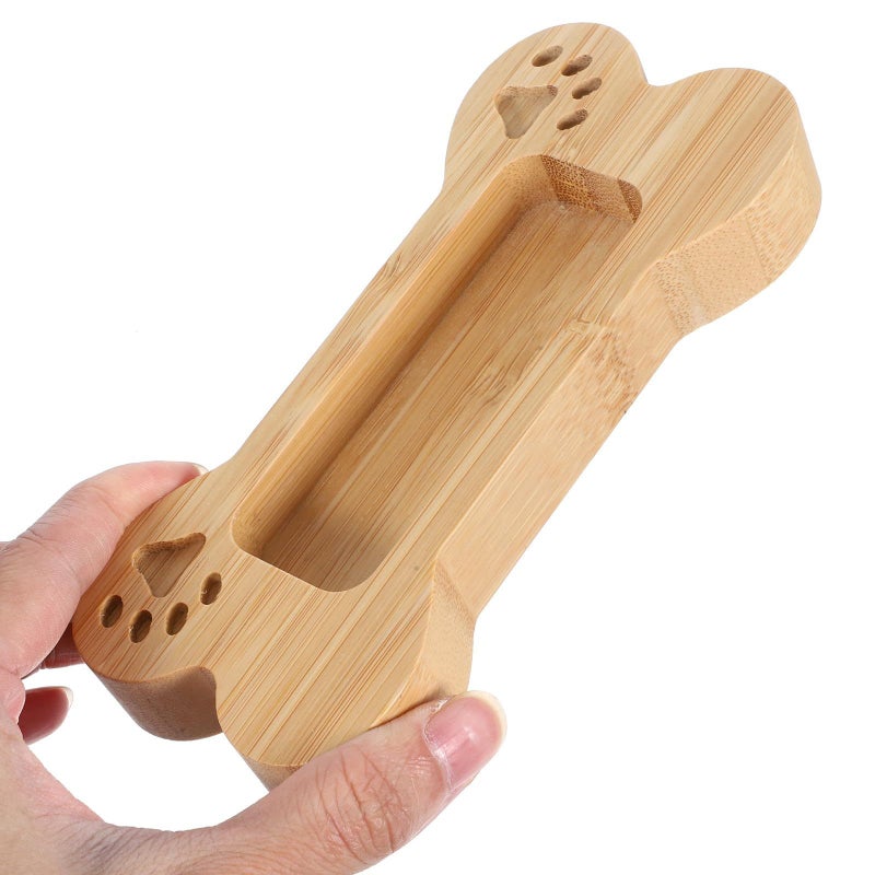 حامل بطاقة العمل Black Dog Bone منظم مكتب لطيف لعرض المكتب - Image 5