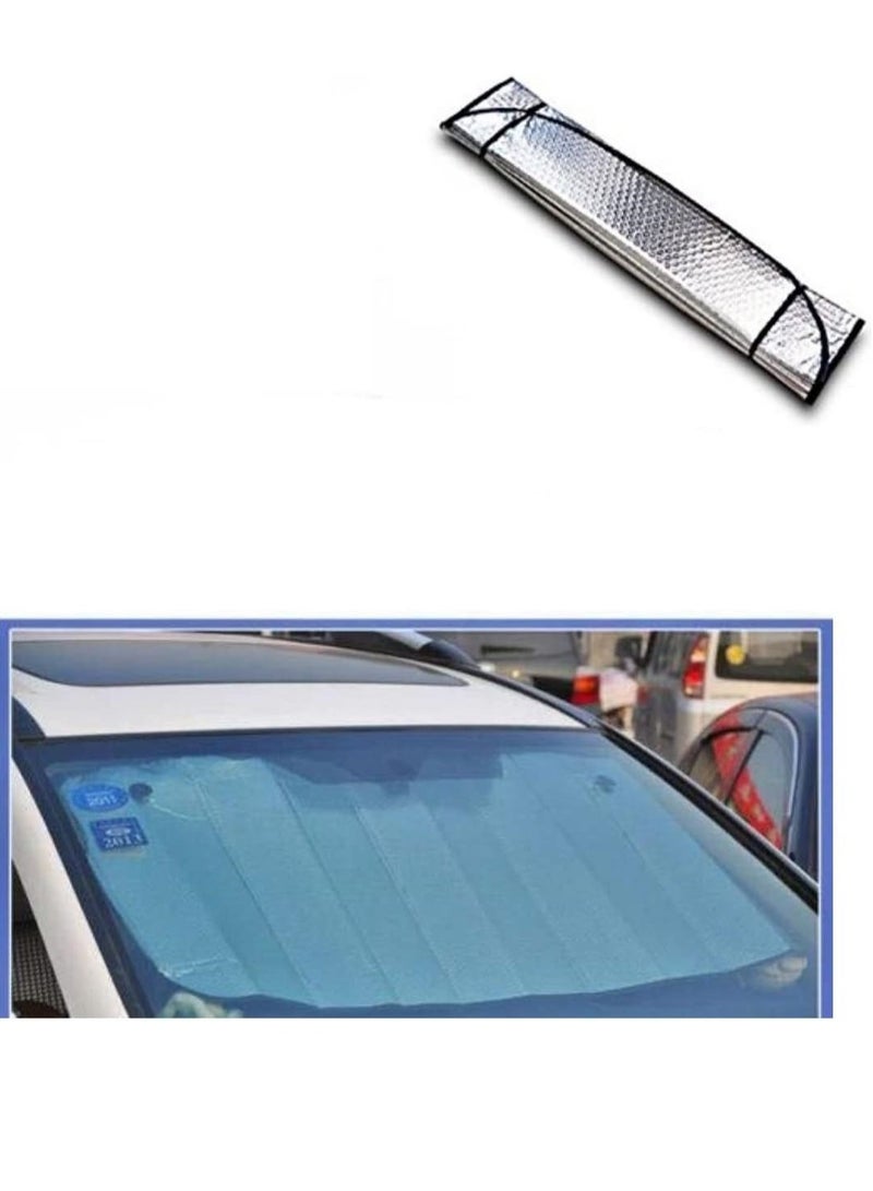 Foil Foldable Car Interiors Sun Shade Curtains for Front Windshield - Image 4
