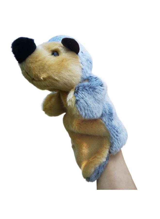 Plush Toy Hand Puppet Hedgehog Animal Shape Children Dolls Soft Stuffed Toys For Kids Educational Entertainment-Color:Granny Grey-Height:25cm - Image 2