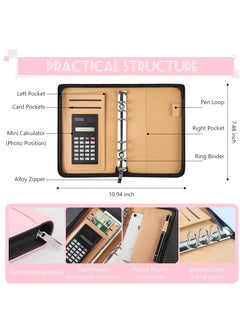 Budget Binder with Zipper Envelopes, Cash Envelopes for Budgeting, A6 PU Leather Budget Planner with Cash Envelopes Calculator, Bill Money Organizer for Cash Saving Budget System Wallet Pink - pzsku/Z51822D3C085DC4BB5320Z/45/_/1715250884/c1d2e80c-a57d-4d81-8753-b649ac025eaf