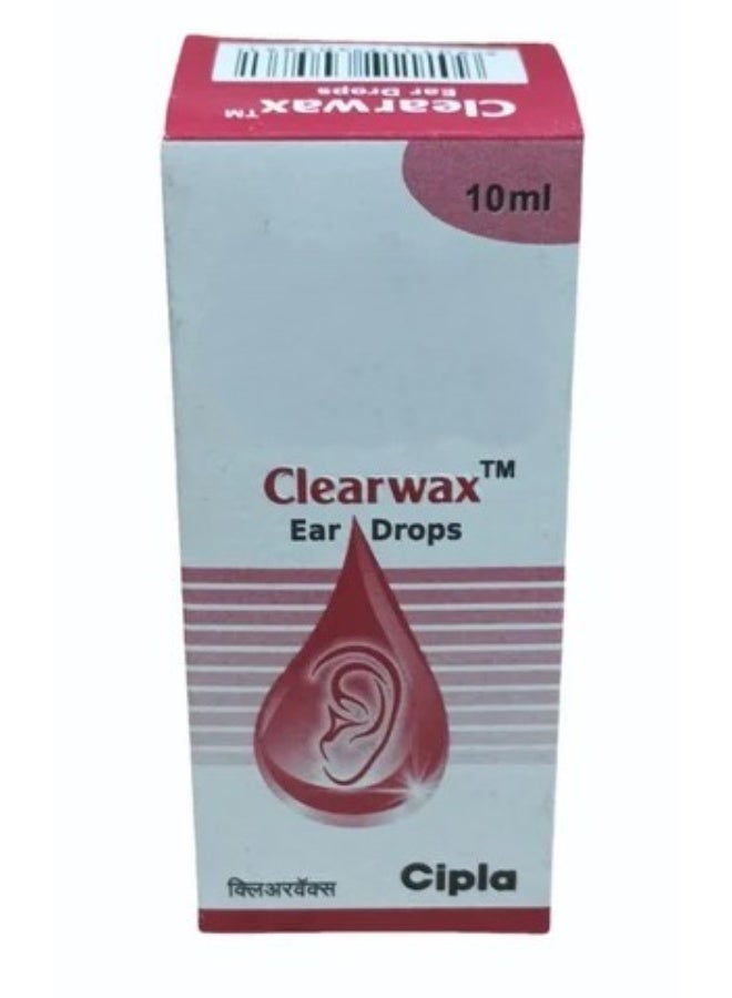 Cipla Clear Wax Ear Drops 10ml – Gentle & Effective Earwax Removal Solution - Image 1