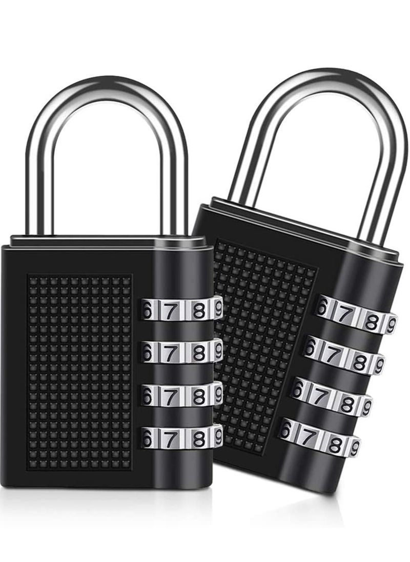 Generic - 2 Pack 4 Digit Combination Padlock for Gym Lockers, Filing Cabinets, Toolboxes, Fences, and Parking Areas - Image 1