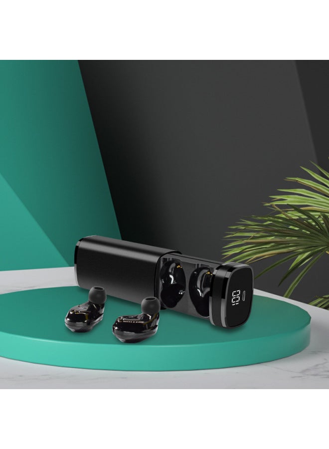 Neutral Private Model X23 Digital Display Power Breathing Lamp Drawer Hidden In-ear Tws Metal Bluetooth Headset - Image 1