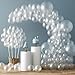 RUBFAC 129pcs Clear Balloons Different Sizes 18 12 10 5 Inches for Garland Arch Transparent Balloon for Birthday Baby Shower Wedding Party Decoration - Image 3