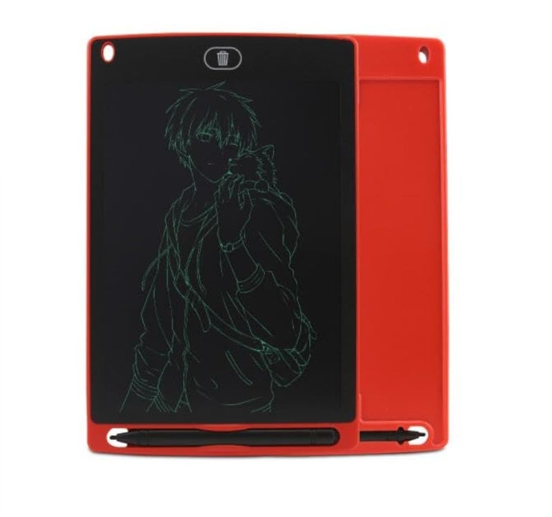 Generic 8.5 Inch LCD Writing Tablet - Red, Portable Electronic Writing and Drawing Memo Board