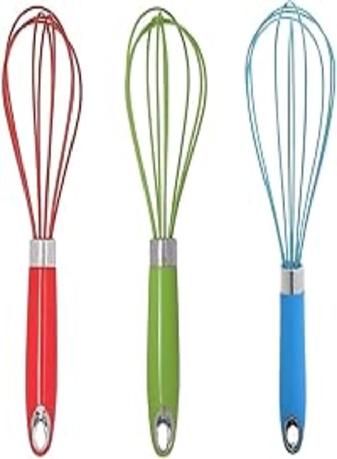 3 Pc Silicone hand eggs racket - Different Color 