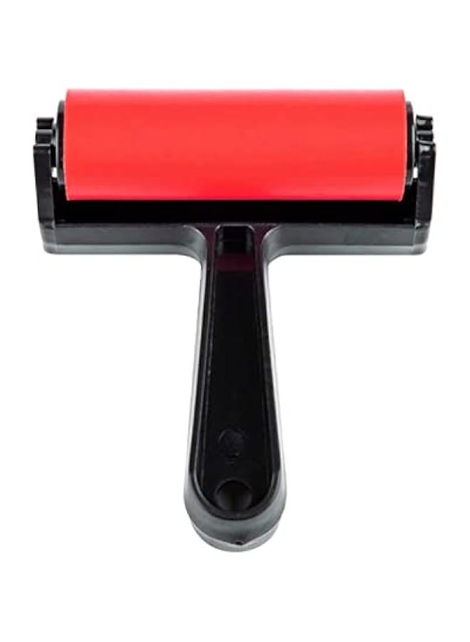 Rubber Roller, Diamond Painting Accessories, 4inch Rubber Brayer Roller for Printmaking Gluing Anti Skid Tape Construction - Image 5