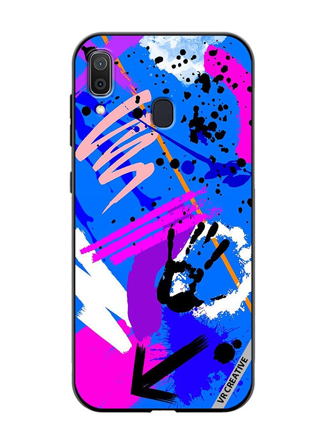 VR CREATIVE Protective Case Cover For Samsung Galaxy A30 Design Multicolour - Image 1