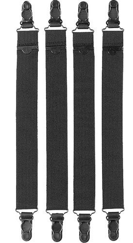 Vanguard Shirt Garter 2 Pair Original New Black Military Issue Heavy Duty (Shirt Stays) - Image 5