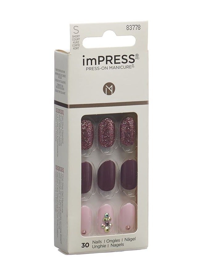 KISS imPRESS Press-on Manicure 30 Nails KIM017C Reset  Size S - Image 1
