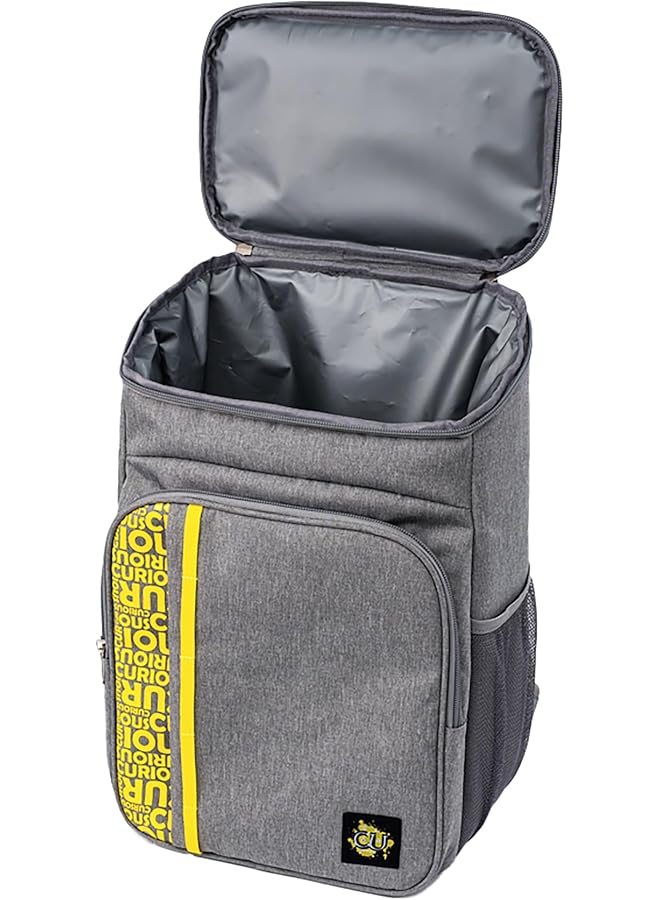 Biggdesign Moods Up Insulated Backpack Waterproof and Leakproof Insulated Lunch Backpack for Men and Women Picnic Cooler Bags for Office Camping Beach School 19.1 L (Yellow)  - Image 2