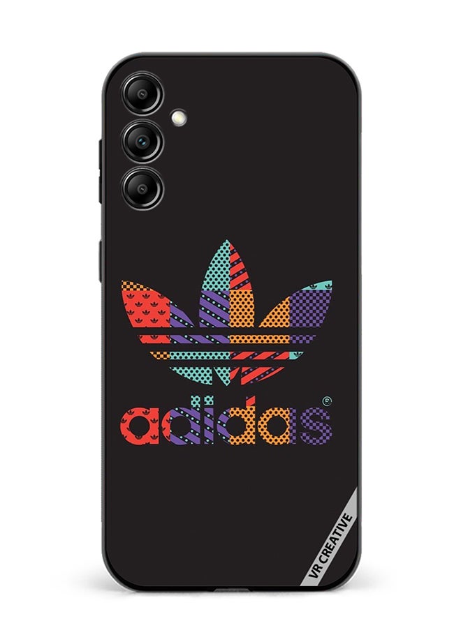 VR CREATIVE غطاء حماية لهاتف سامسونج جالاكسي A15 5G / A15 بتصميم أديداس متعدد الألوان - Image 1