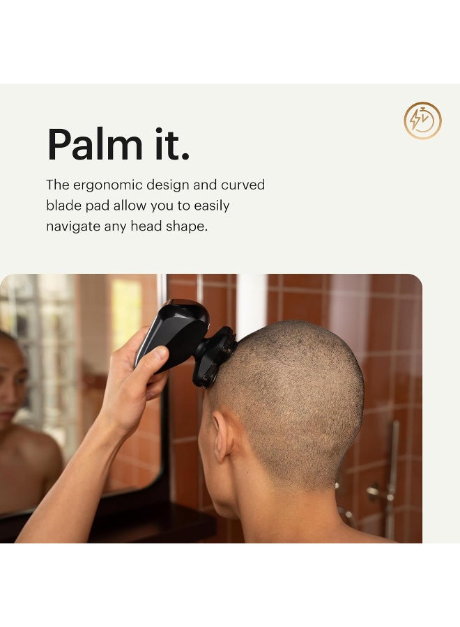 MANSCAPED® The Dome Shaver™ PRO Head Shaver for Bald Men – Five Rotary Blade Design with SkinSafe® & FlexAdjust Technology, Waterproof, USB-C & Wireless Charging Compatible with Travel Lock - Image 3