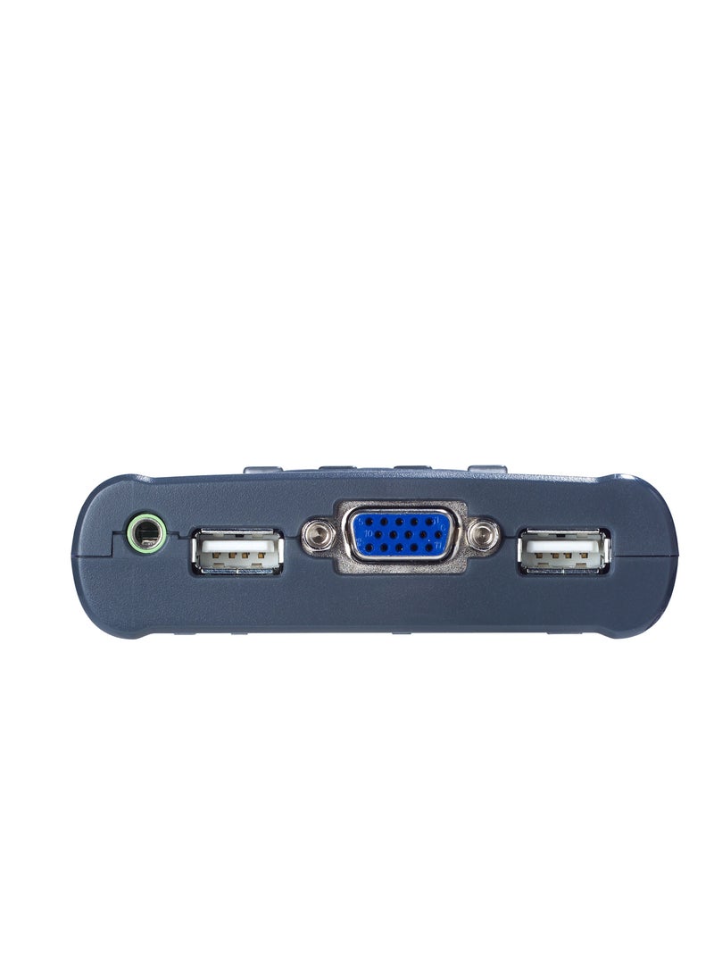 Aten - KVM Cable KVM Switches CS64U Search Product or keyword     4-Port USB VGA/Audio Cable KVM Switch (1.8m) - Image 1
