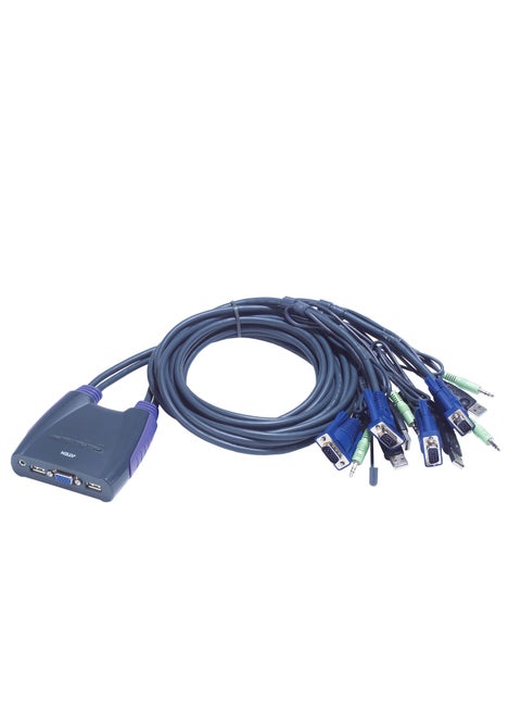 KVM Cable KVM Switches CS64U Search Product or keyword     4-Port USB VGA/Audio Cable KVM Switch (1.8m)