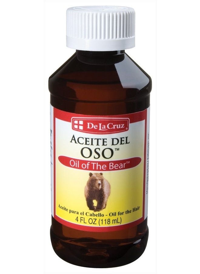 De La Cruz - Oil of the Bear Beard Oil for Men - Grooming Brillantine for Hair, Mustache and Beard - Aceite del Oso - Image 1