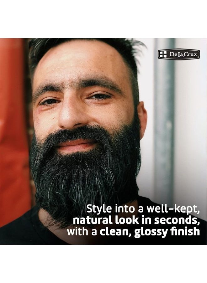 De La Cruz - Oil of the Bear Beard Oil for Men - Grooming Brillantine for Hair, Mustache and Beard - Aceite del Oso - Image 1