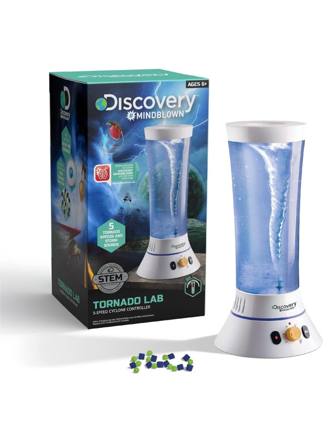 Homesmiths Discovery Mindblown Toy Tornado Lab 5 Speed Cyclone Controller Stem Toy  - Image 1