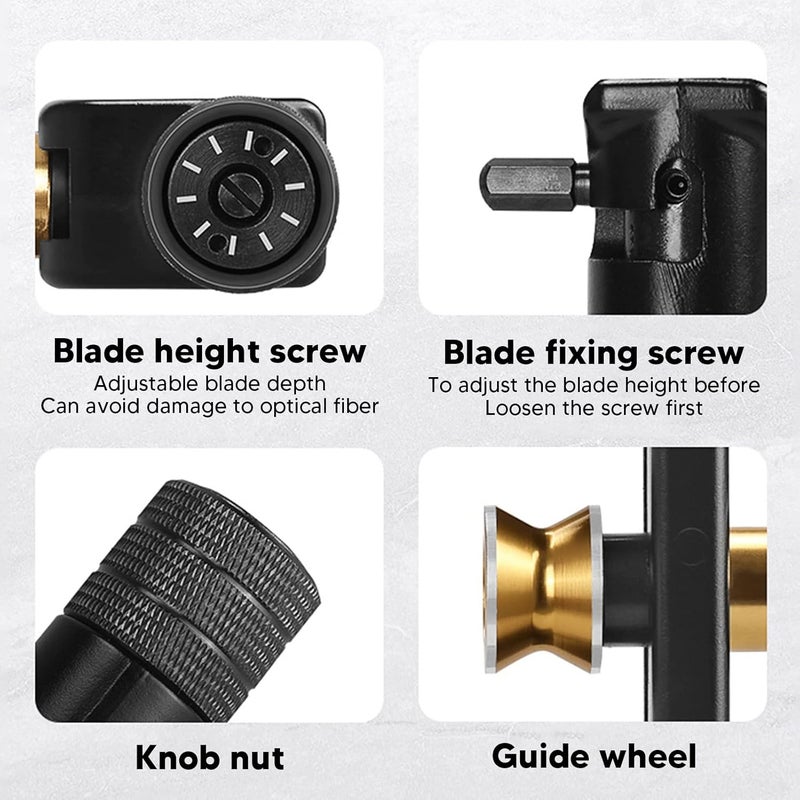 سكين تقشير الكابلات المدرعة فافيسي، قاطع طولي وعرضي للقطع الدائري - Image 5