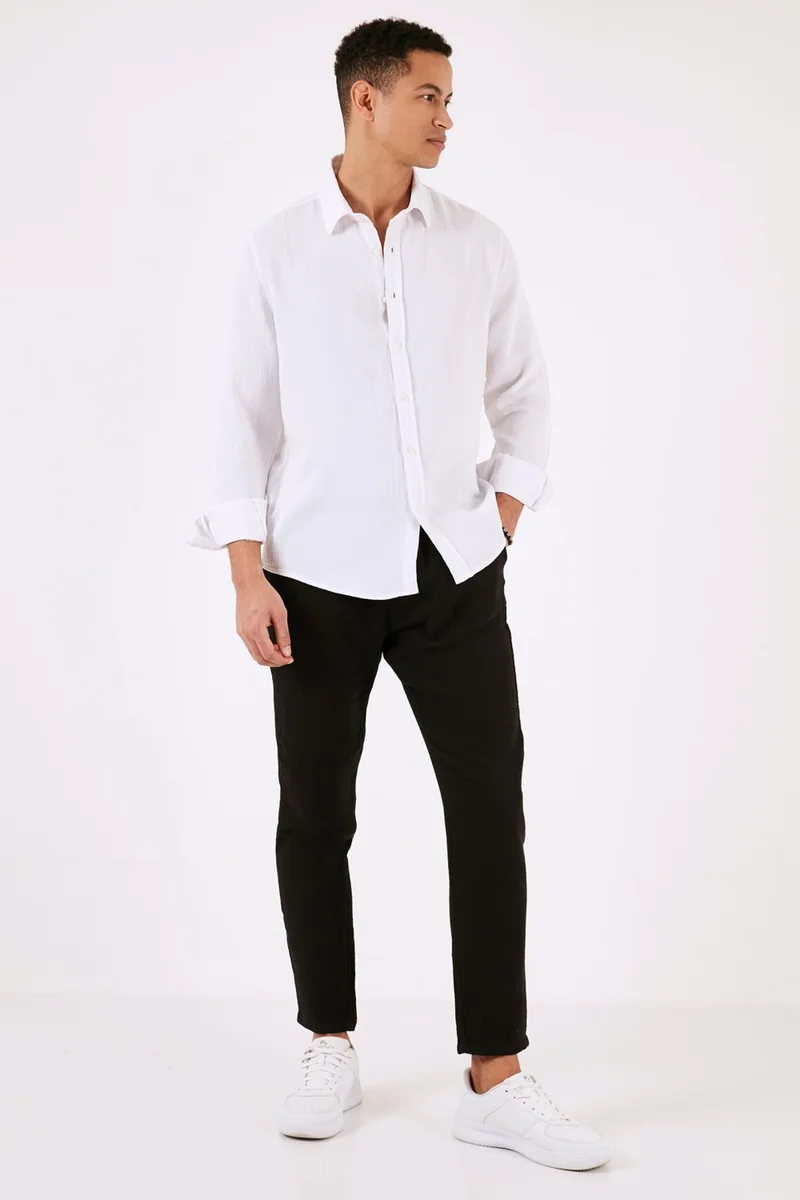 Buratti Cotton Regular Fit Trousers Men's Trousers Cf24S617805