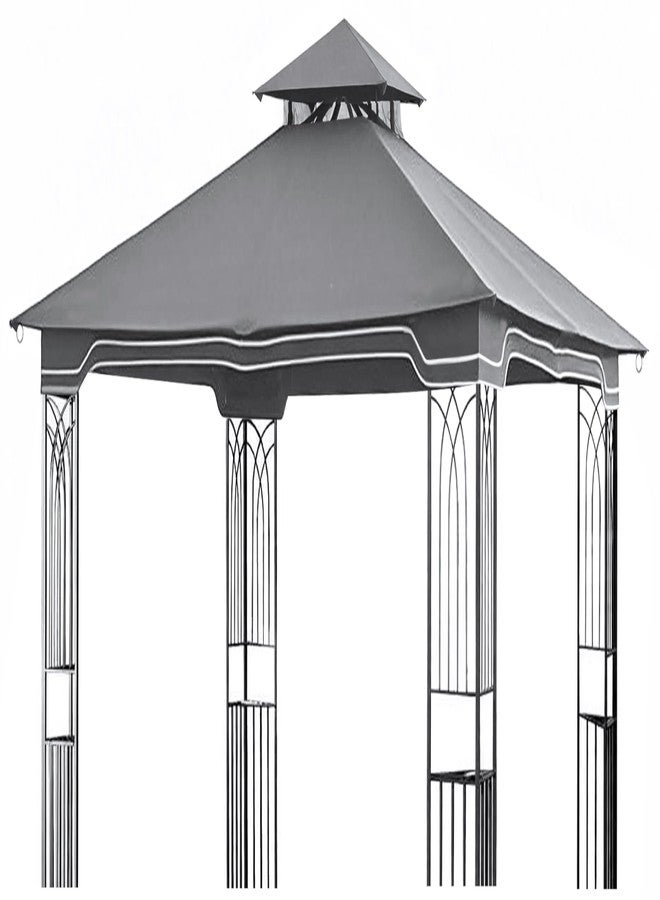 SCOCANOPY Replacement Gazebo Canopy for 10 x 12 Regency II Patio Gazebo,(Grey) - Image 1