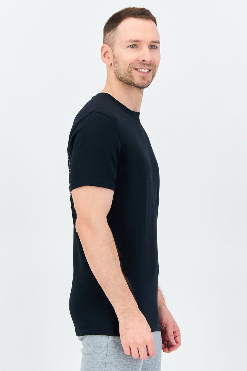 UNDER ARMOUR Men Loose Fit Short Sleeve Outdoor T-Shirt, Black - Image 4