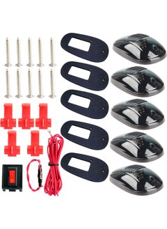 Techmaster 5 Piece Set 12 LEDs Universal Pick Up 4x4 Vehicle Mounted Parking Fog Lamp  - Image 4